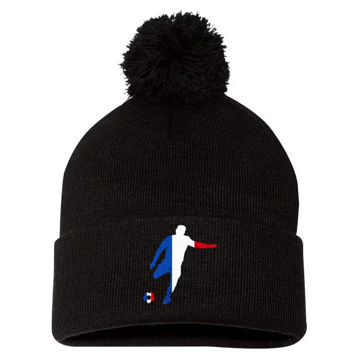 French Pride France Soccer Team France Flag French Roots Pom Pom 12in Knit Beanie