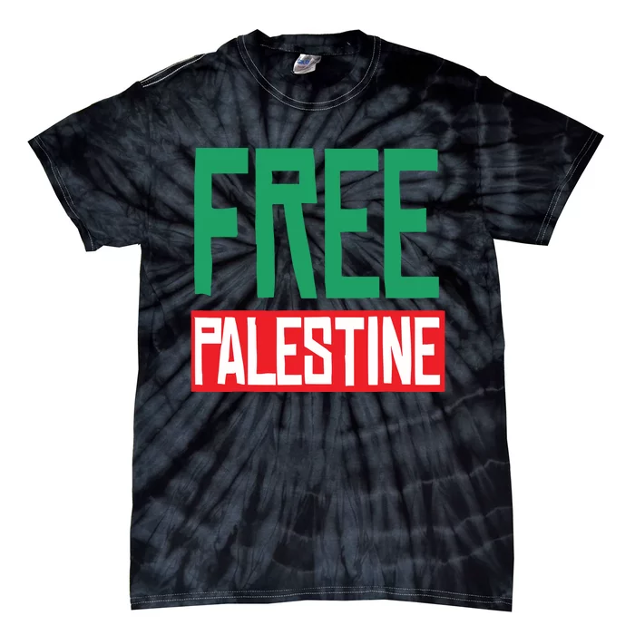 Free Palestine Tie-Dye T-Shirt