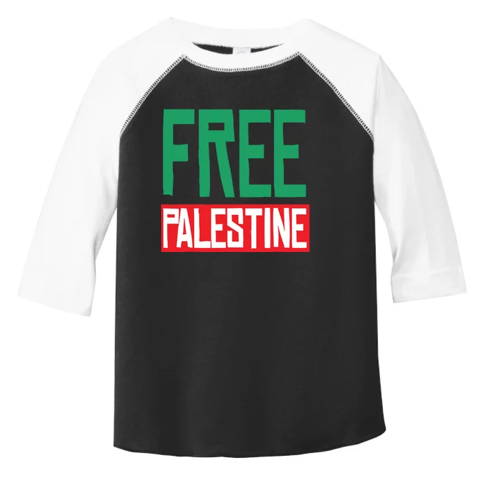 Free Palestine Toddler Fine Jersey T-Shirt