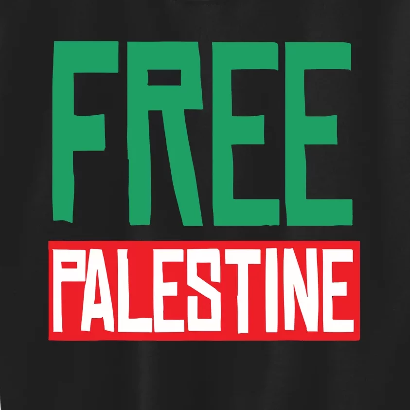 Free Palestine Kids Sweatshirt