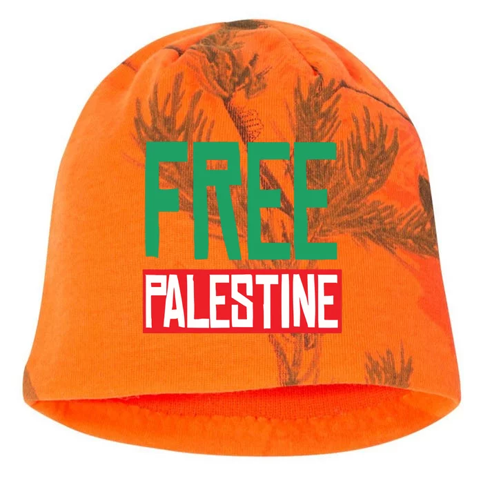 Free Palestine Kati - Camo Knit Beanie