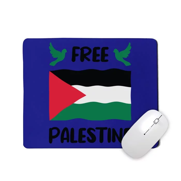 Free Palestine Flag Gift Mousepad