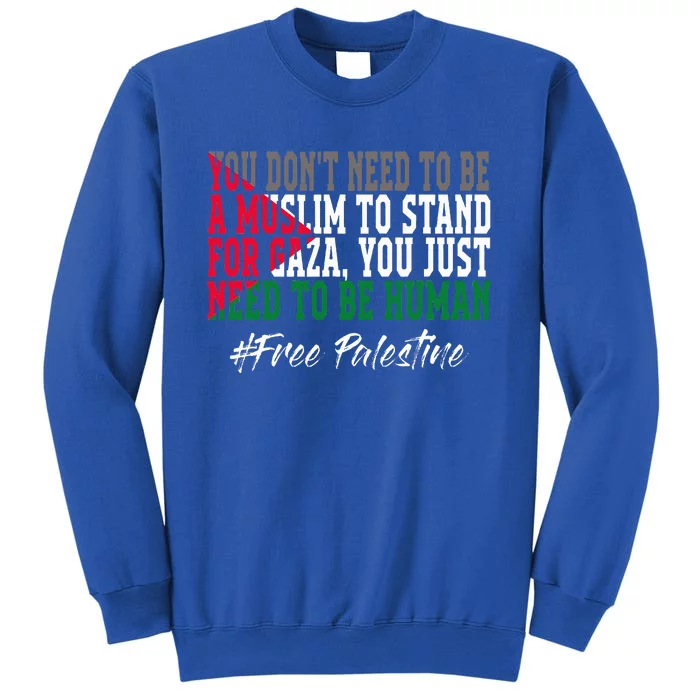 Free Palestine Flag I Love Palestine Gaza Sweatshirt