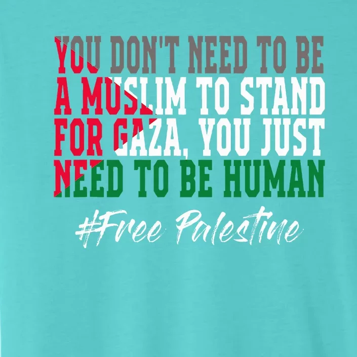 Free Palestine Flag I Love Palestine Gaza ChromaSoft Performance T-Shirt