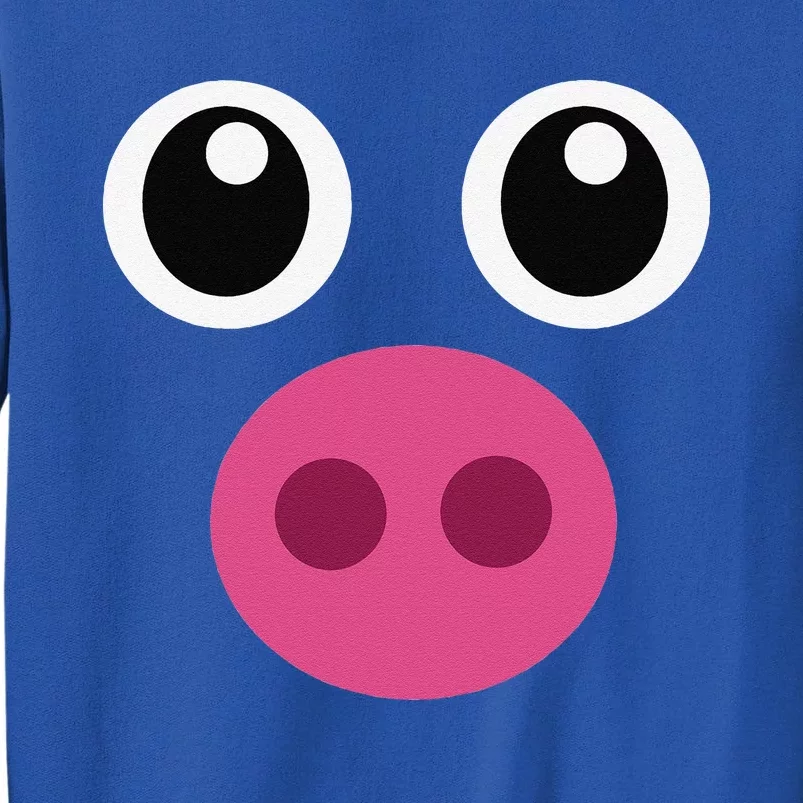 Funny Pig Face Swine Halloween Costume Gift Sweatshirt