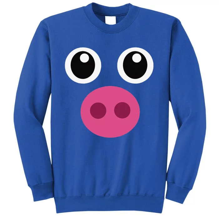 Funny Pig Face Swine Halloween Costume Gift Sweatshirt