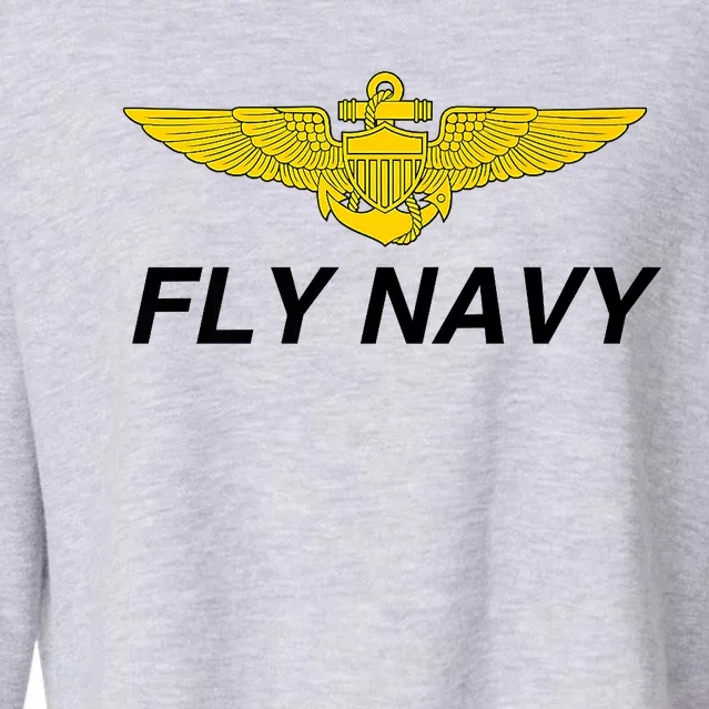 FLY Premium Cropped Pullover Crew