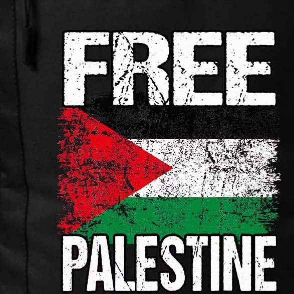 Free Palestine Flag Save Gaza Strip Palestinian Daily Commute Backpack