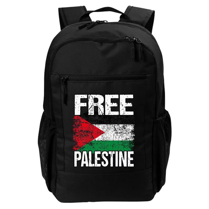 Free Palestine Flag Save Gaza Strip Palestinian Daily Commute Backpack