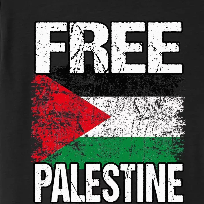 Free Palestine Flag Save Gaza Strip Palestinian ChromaSoft Performance T-Shirt