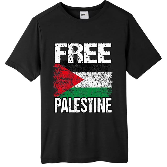 Free Palestine Flag Save Gaza Strip Palestinian ChromaSoft Performance T-Shirt