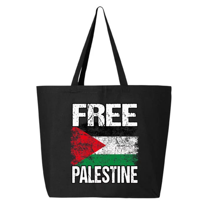 Free Palestine Flag Save Gaza Strip Palestinian 25L Jumbo Tote