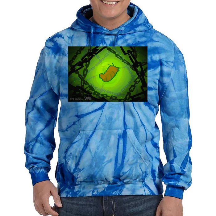 Floating Prawn Tie Dye Hoodie