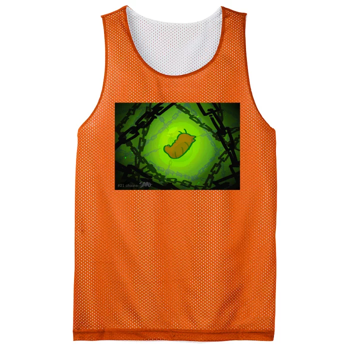 Floating Prawn Mesh Reversible Basketball Jersey Tank