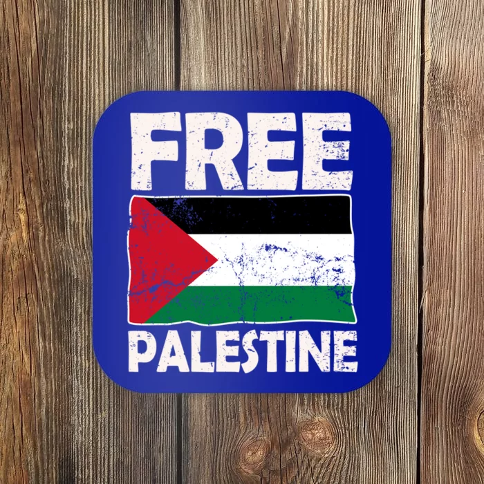 Free Palestine Free Gaza Funny Gift Coaster