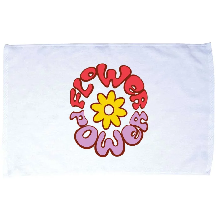 Flower Power Microfiber Hand Towel