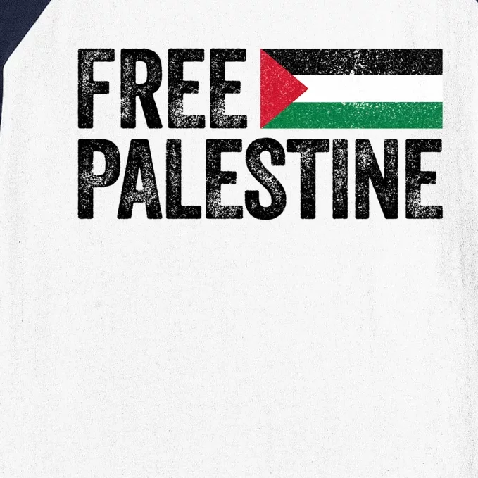 Free Palestine Free Gaza Gift Baseball Sleeve Shirt