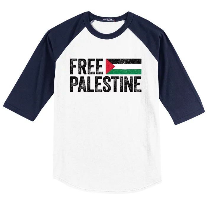 Free Palestine Free Gaza Gift Baseball Sleeve Shirt