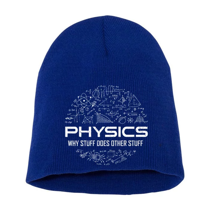 Funny Physics Funny Science Lover Science Teacher Science Short Acrylic Beanie