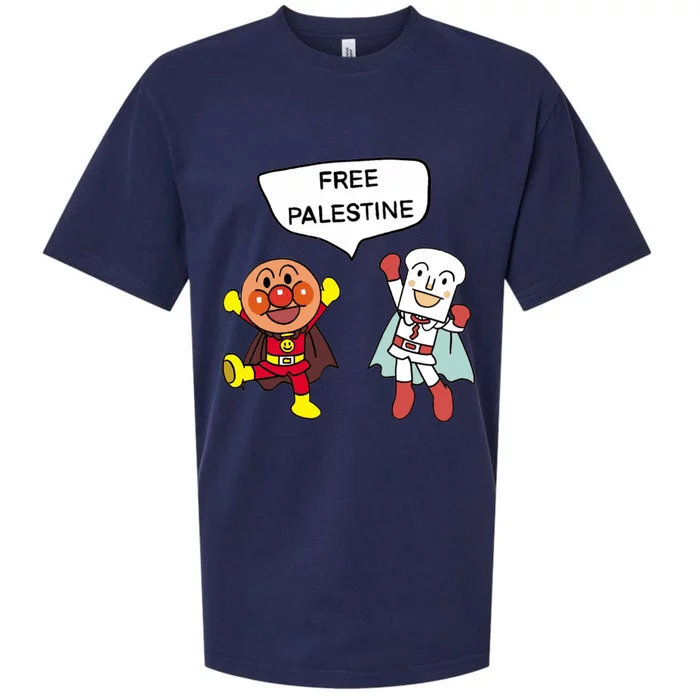 Free Palestine Sueded Cloud Jersey T-Shirt