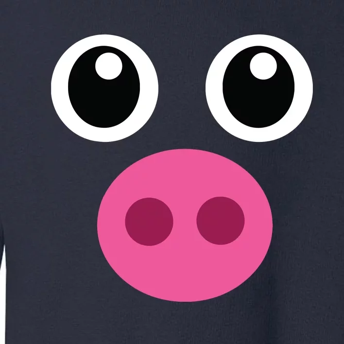 Funny Pig Face Shirts Swine Halloween Costume Gift Toddler Sweatshirt