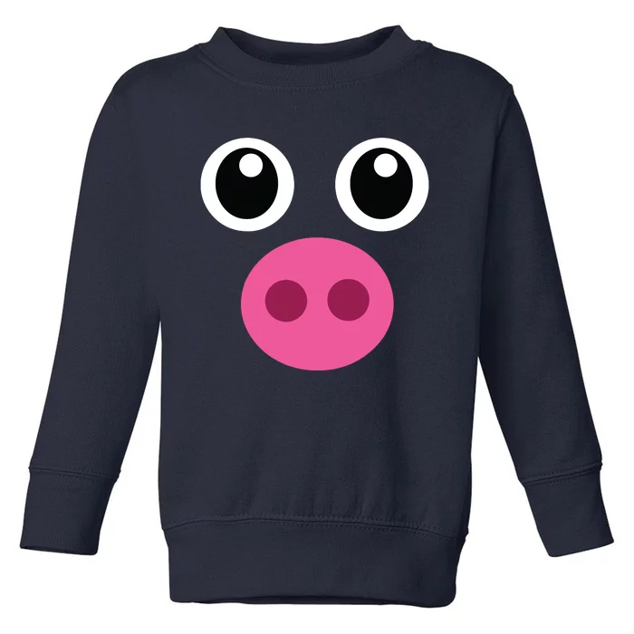 Funny Pig Face Shirts Swine Halloween Costume Gift Toddler Sweatshirt