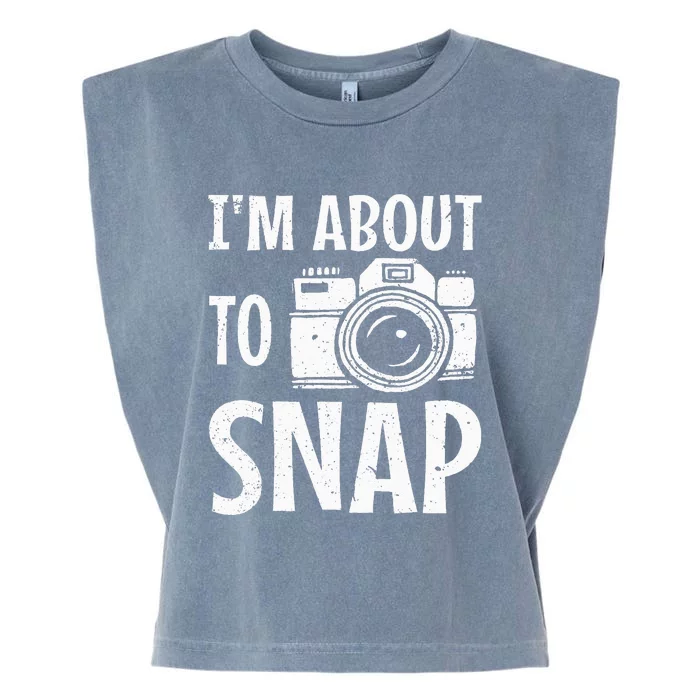 Funny Photography For Women Photographer Camera Lover Garment-Dyed Women's Muscle Tee