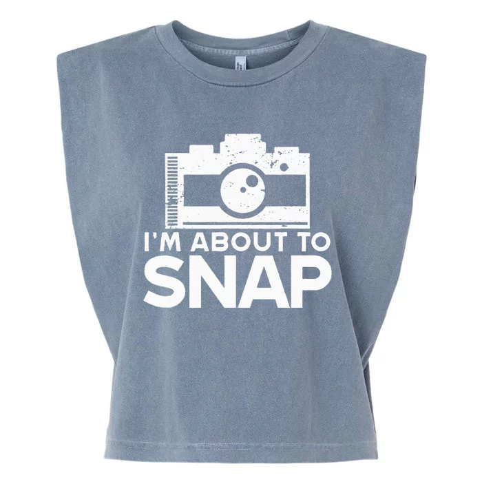 Funny Photography For Women Photographer Camera Lover Garment-Dyed Women's Muscle Tee