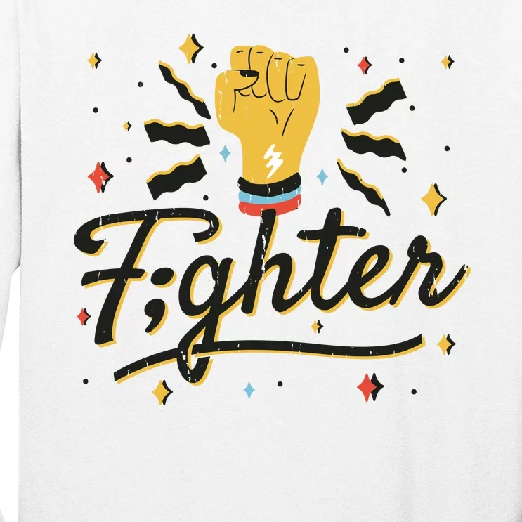 Fighter Powerful Fist Long Sleeve Shirt