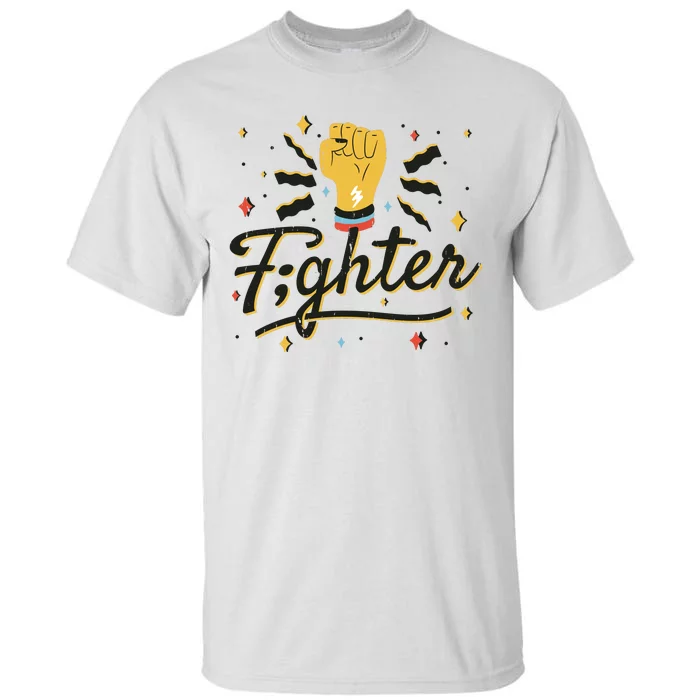 Fighter Powerful Fist Tall T-Shirt