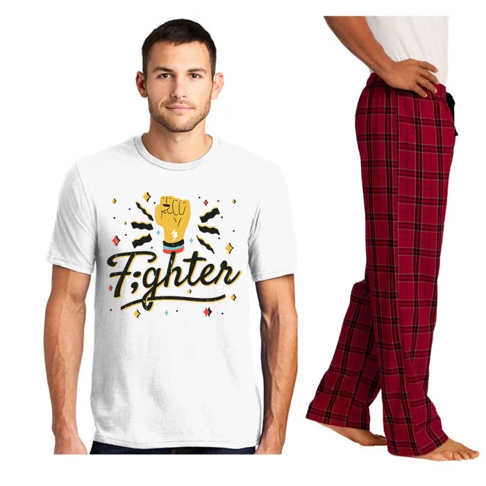 Fighter Powerful Fist Pajama Set