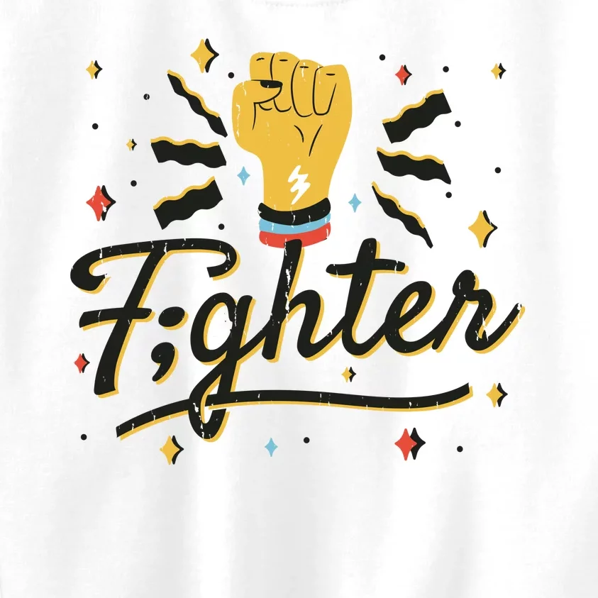 Fighter Powerful Fist Kids Sweatshirt