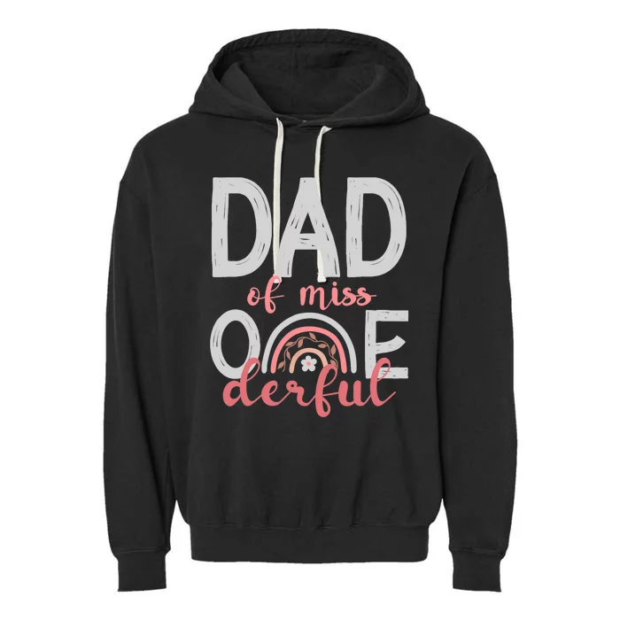 Funny Peru Fathers Day Peruvian Dad Garment-Dyed Fleece Hoodie