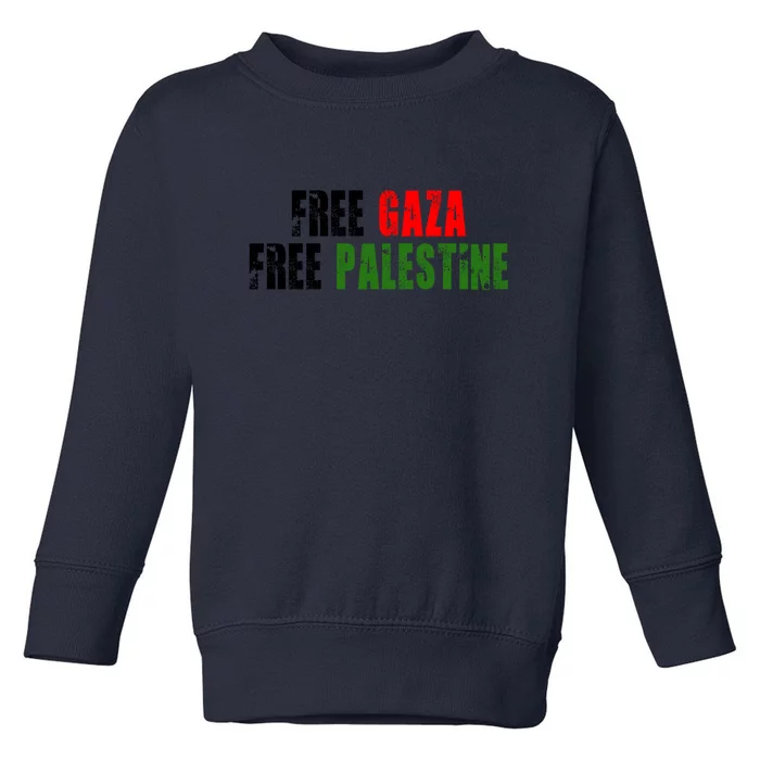 Free Palestine Toddler Sweatshirt