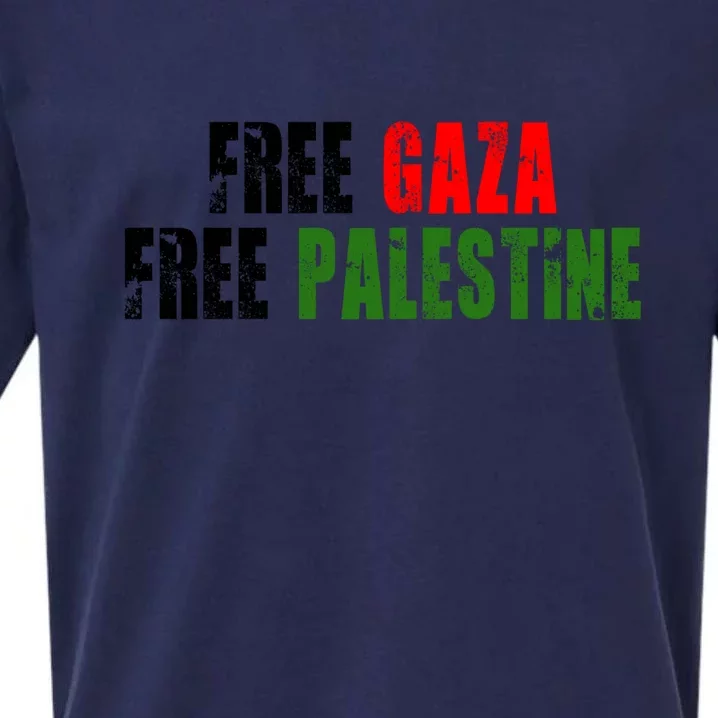 Free Palestine Sueded Cloud Jersey T-Shirt