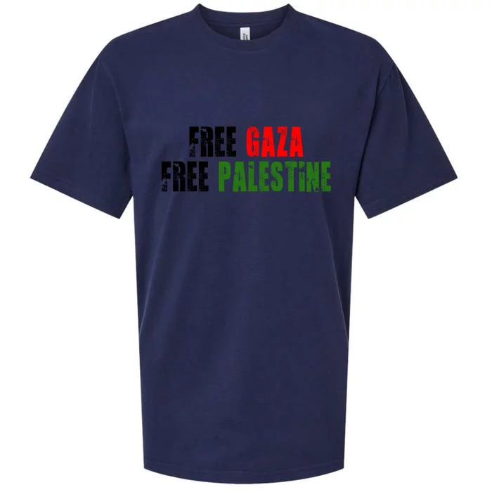 Free Palestine Sueded Cloud Jersey T-Shirt