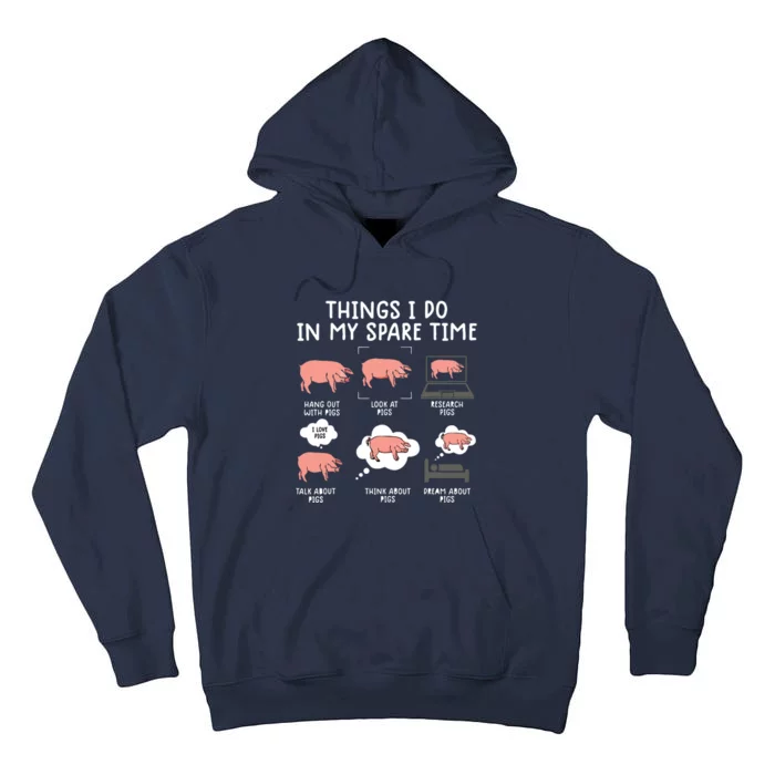 Funny Pig For Men Pig Shirts For Women Pig Tee Farm Tall Hoodie