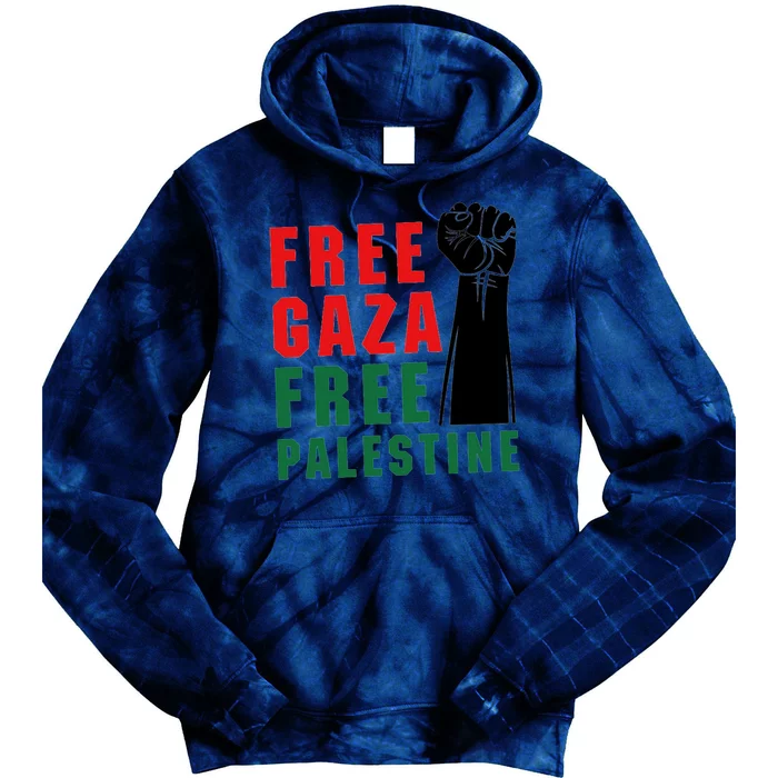 Free Palestine Tie Dye Hoodie