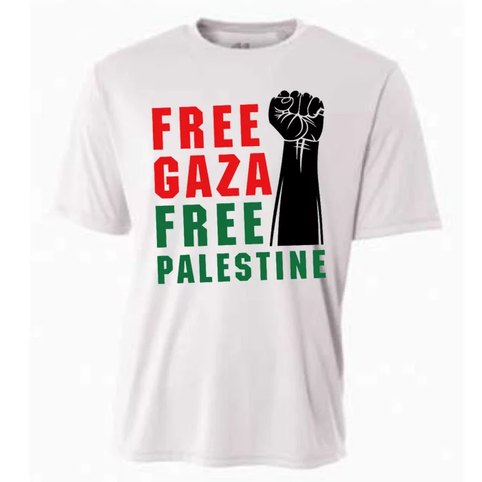 Free Palestine Cooling Performance Crew T-Shirt