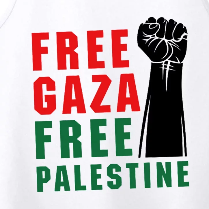 Free Palestine Performance Tank