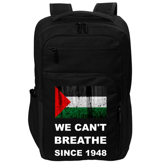 Free Palestine Flag Arabic Support Gaza Impact Tech Backpack