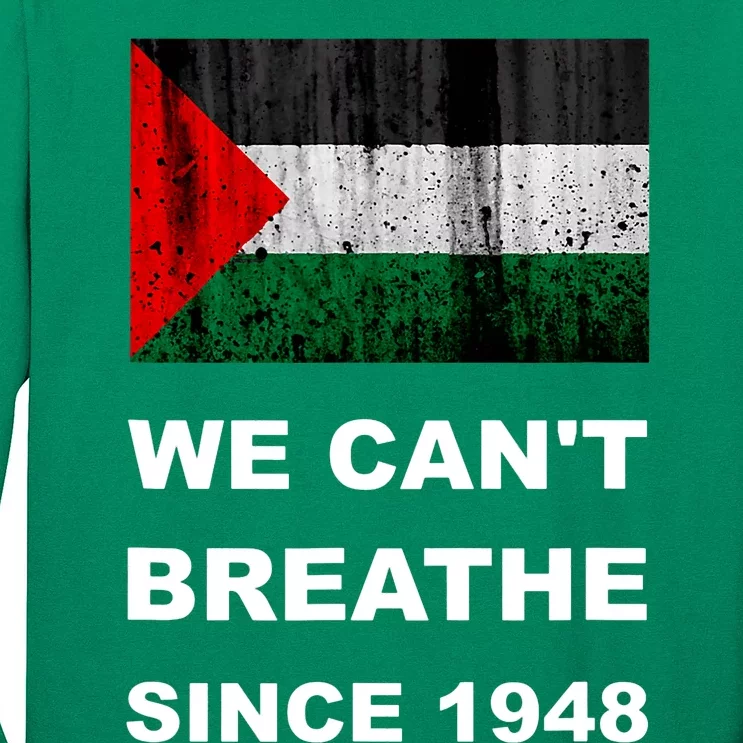 Free Palestine Flag Arabic Support Gaza Long Sleeve Shirt