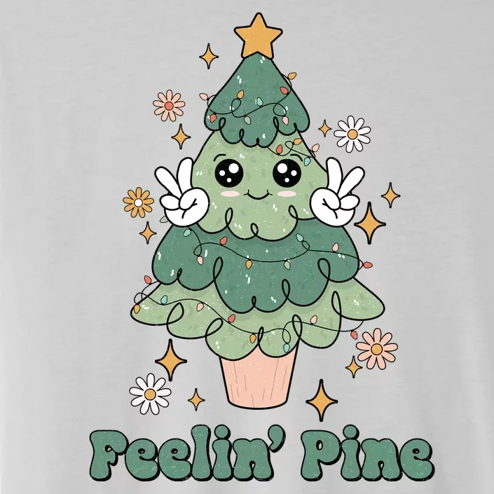 Feelin Pine Funny Christmas Tree ChromaSoft Performance T-Shirt