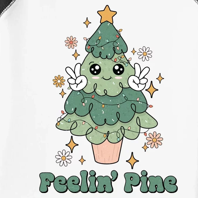 Feelin Pine Funny Christmas Tree Infant Baby Jersey Bodysuit