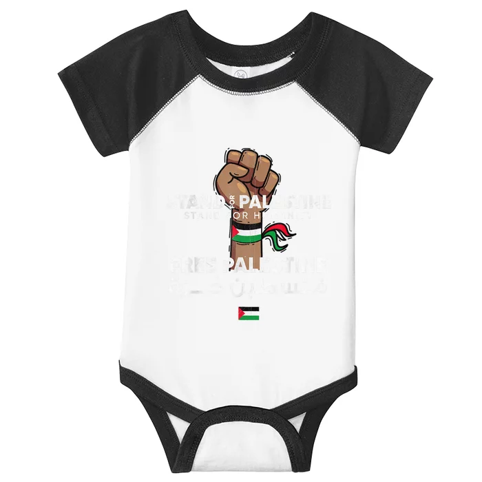 Free Palestine Infant Baby Jersey Bodysuit