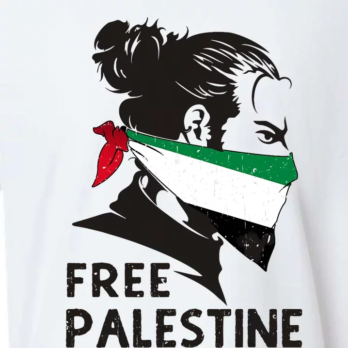 Free Palestine Flag Save Gaza End Occupation Palestinian Sueded Cloud Jersey T-Shirt