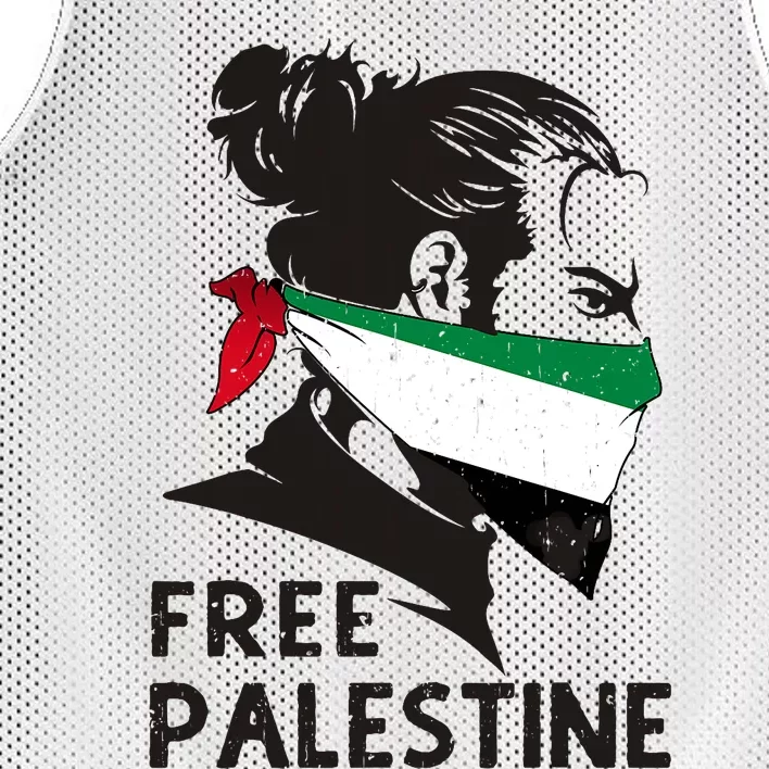 Free Palestine Flag Save Gaza End Occupation Palestinian Mesh Reversible Basketball Jersey Tank