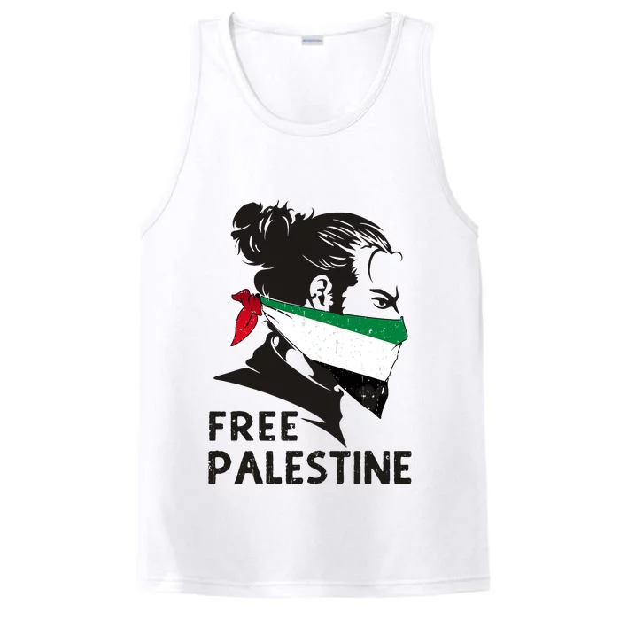 Free Palestine Flag Save Gaza End Occupation Palestinian Performance Tank