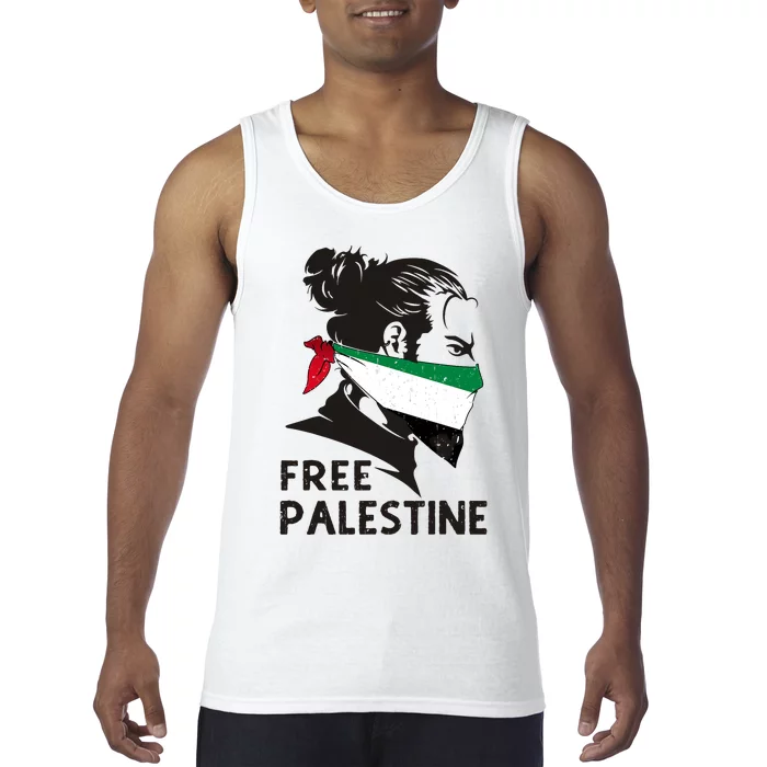 Free Palestine Flag Save Gaza End Occupation Palestinian Tank Top