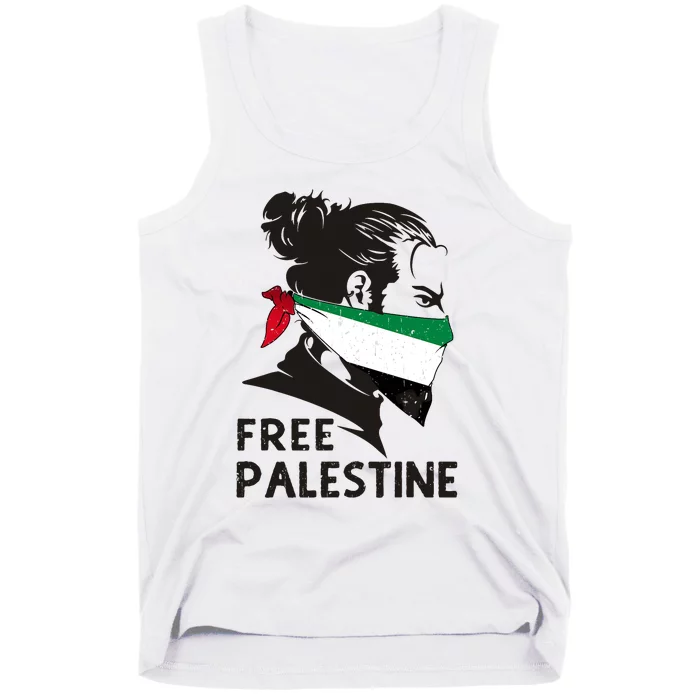 Free Palestine Flag Save Gaza End Occupation Palestinian Tank Top